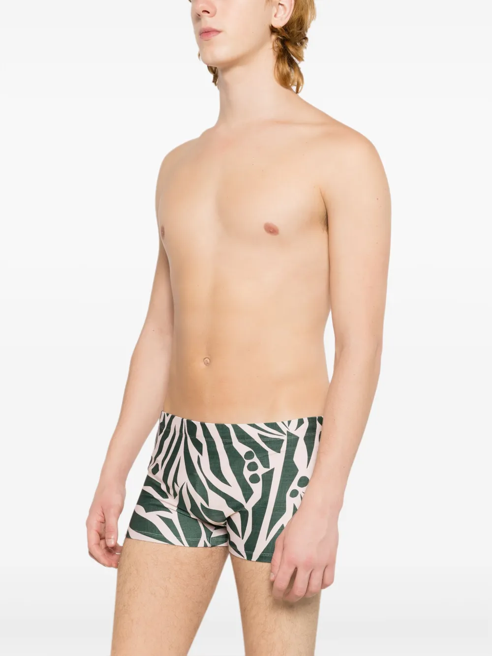 Shop Lygia & Nanny Sunga Swim Trunks In Multicolour