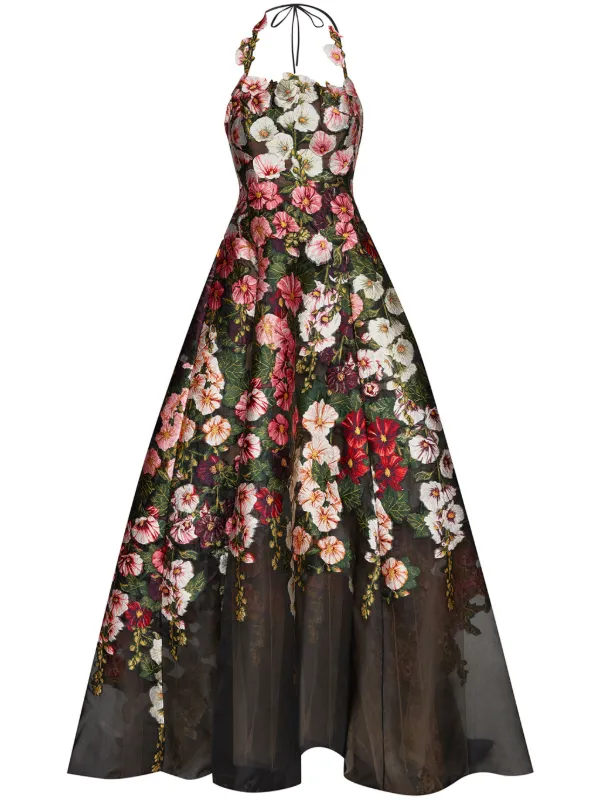 Oscar de la renta silk clearance dress