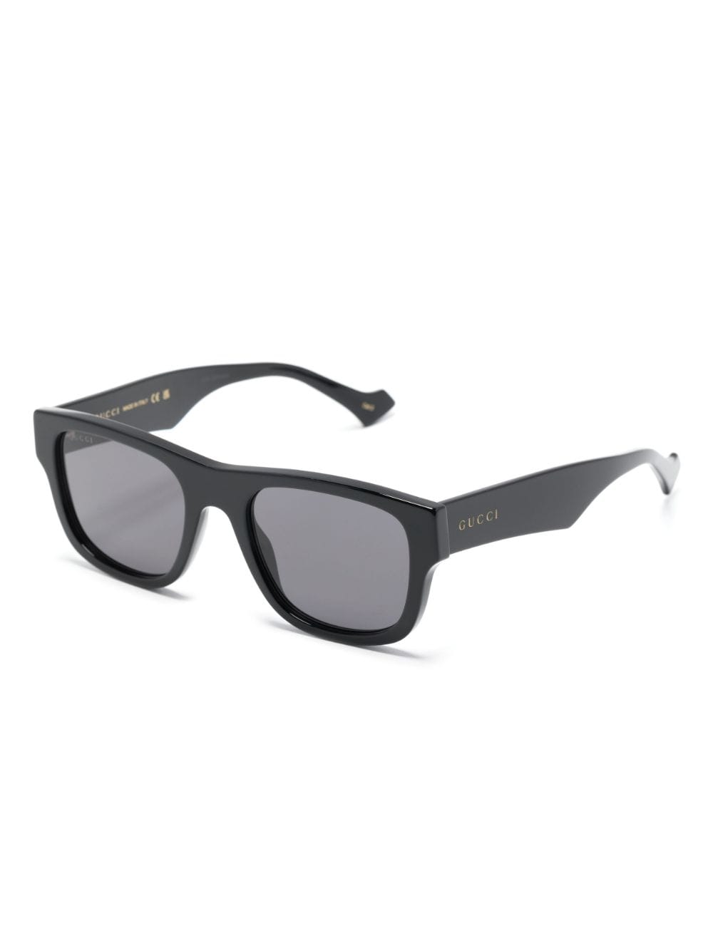 Shop Gucci Square-frame Sunglasses In 黑色