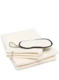 Ralph Lauren Home cable-knit cashmere blanket travel set - Neutrals