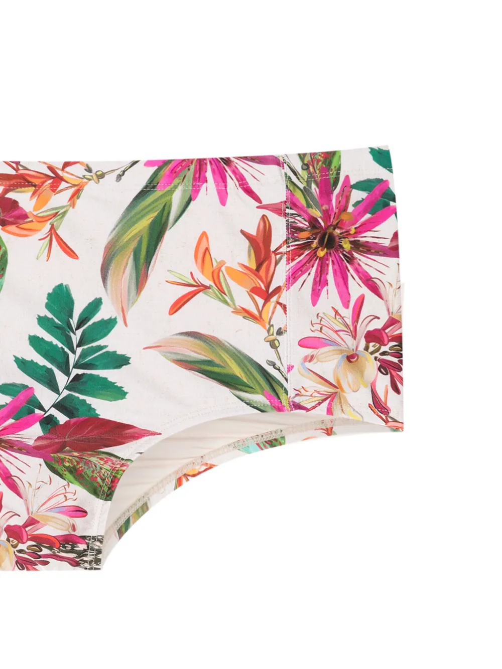 Shop Lygia & Nanny Parati Floral-print Swimming Trunks In Multicolour