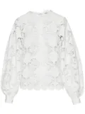 Oscar de la Renta Gardenia guipure blouse - White