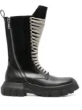 Rick Owens Army Tractor leather boots - Black