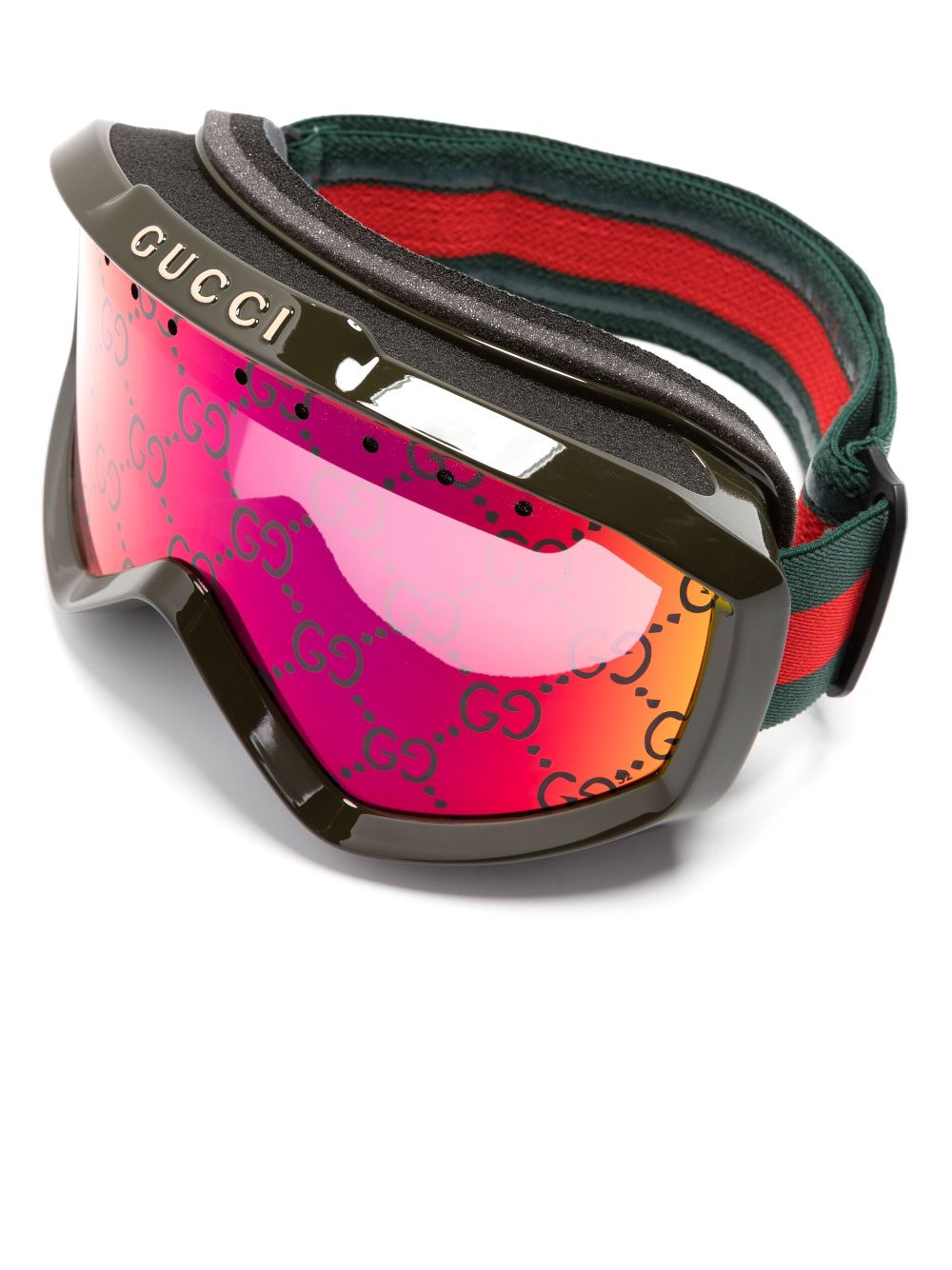 Image 2 of Gucci Eyewear Guccissima ski goggles