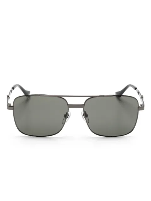 Gucci Eyewear Web stripe square-frame sunglasses