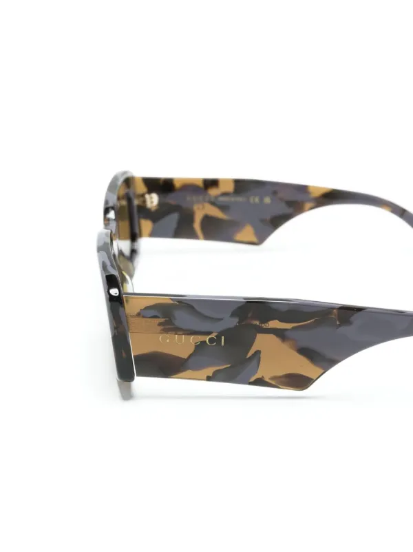 Gucci Eyewear スクエアフレーム サングラス | パープル