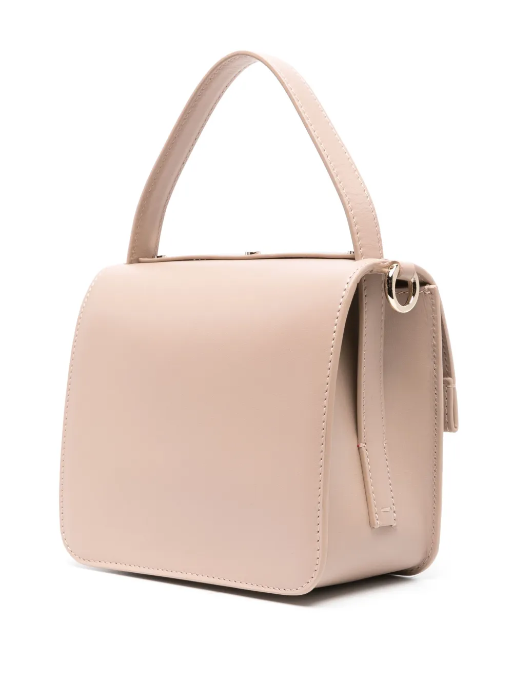 Shop Chloé Micro Penelope Leather Tote Bag In Nude