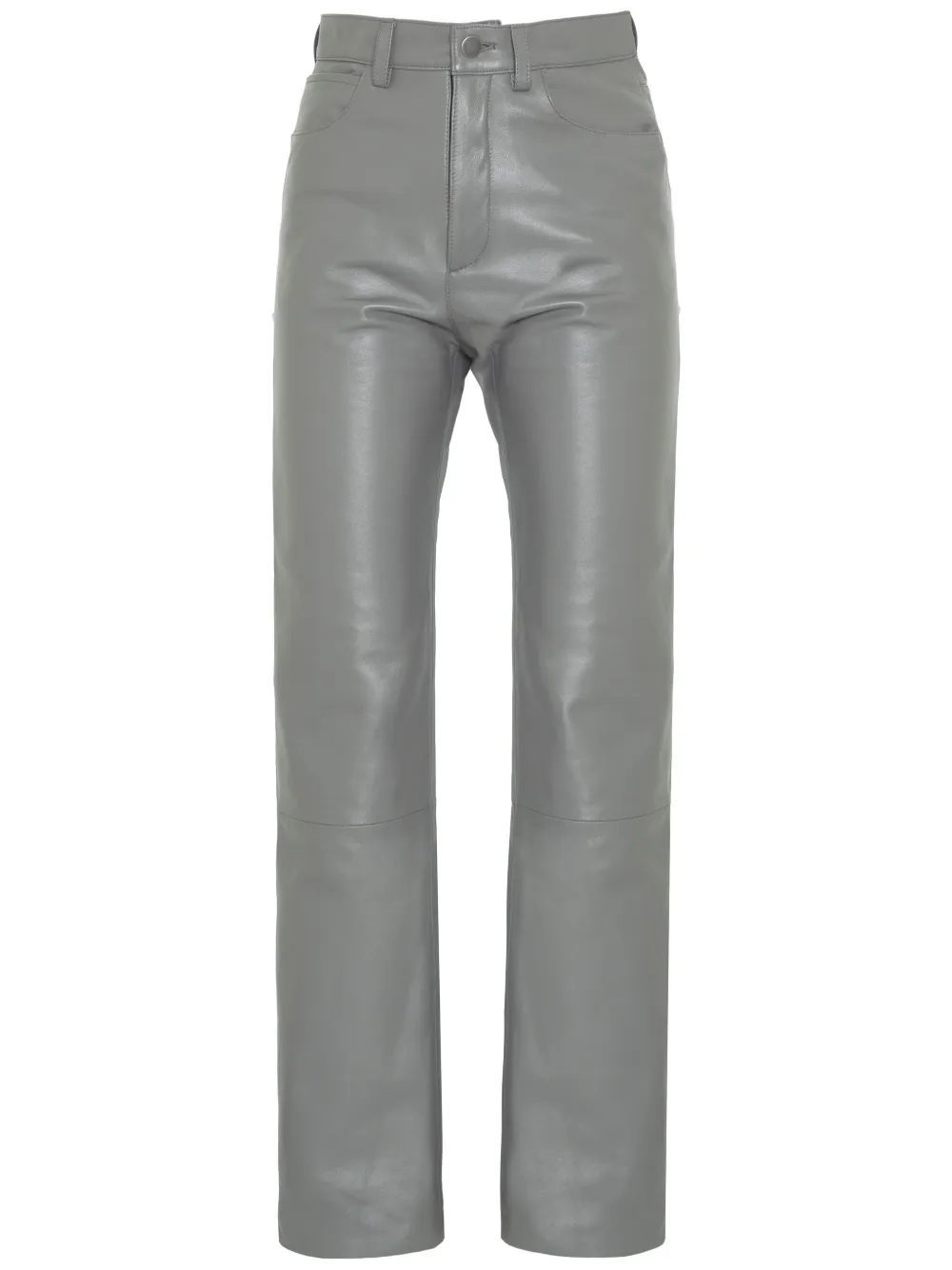 DANCASSAB Ruth leather straight trousers