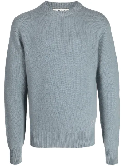 Valstar logo-embroidered cashmere jumper