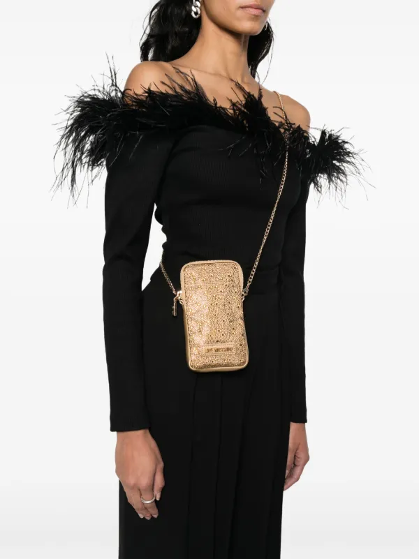 Love moschino sales embellished crossbody bag