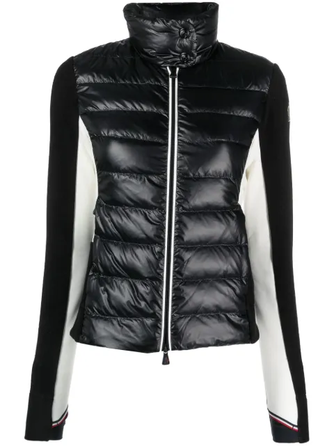 Moncler Grenoble fleece-panelled puffer jacket