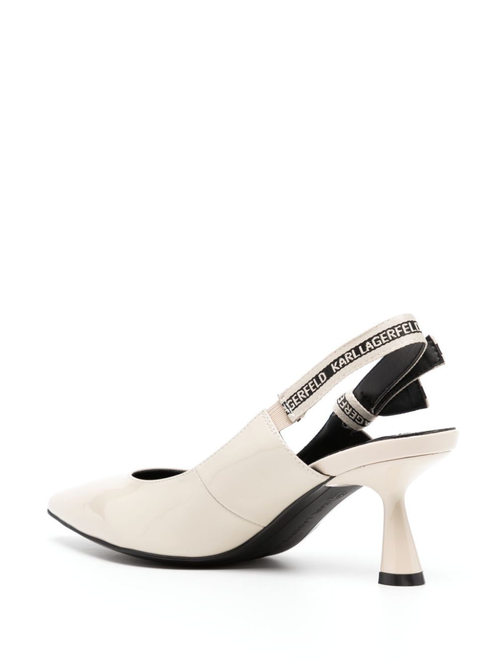 Karl Lagerfeld Panache logo-strap sandals Neutrals