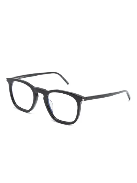Saint Laurent Eyewear matte-effect square-frame glasses SL623OPT - 1