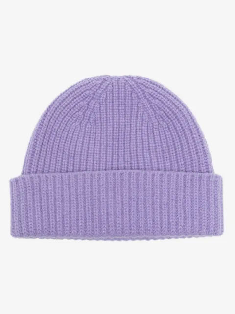 Pringle of Scotland bonnet en maille nervurée