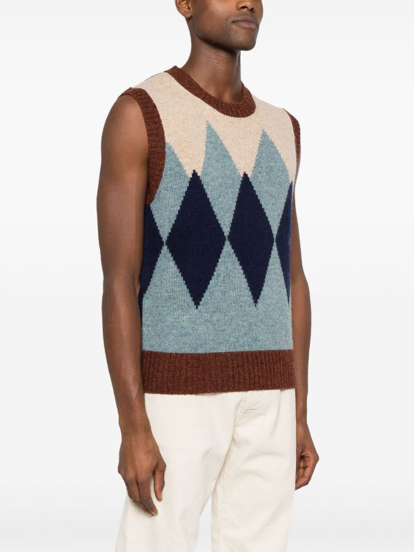 Diamond pattern clearance sweater vest