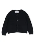 Emporio Armani Kids virgin-wool knitted cardigan - Blue
