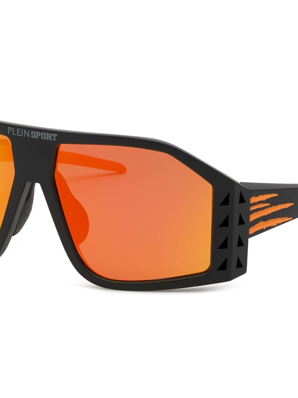 Shop Plein Sport The Wave Gen X.02 Sunglasses In Black