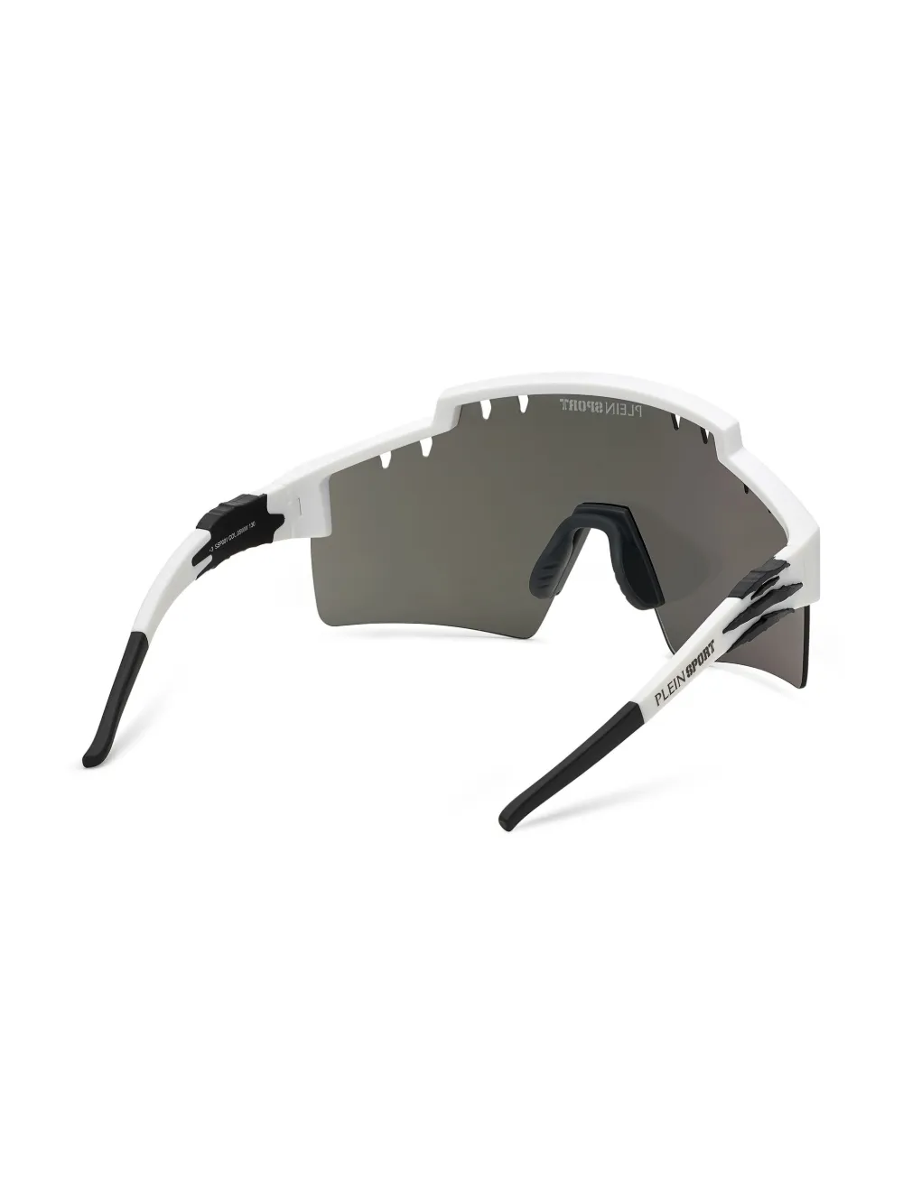 Plein Sport Zonnebril met shield montuur Wit