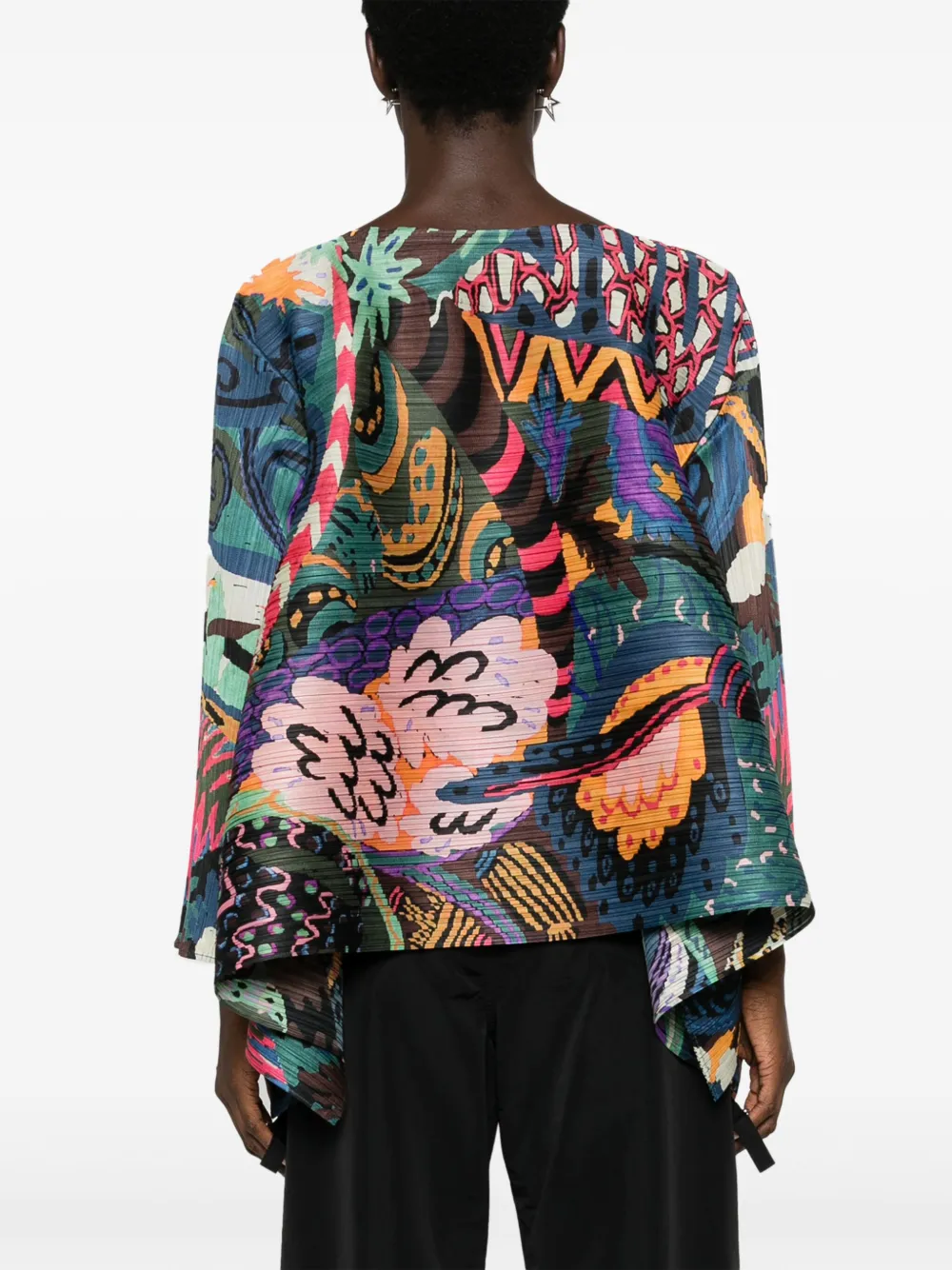 Pleats Please Issey Miyake Snowrunner plissé-effect Blouse - Farfetch