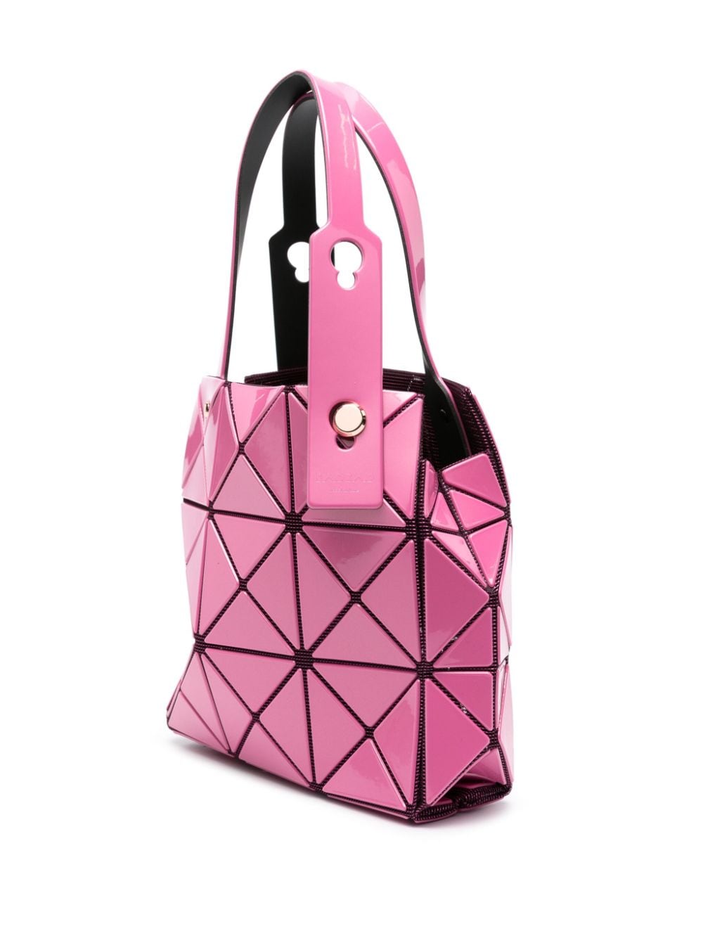 5pcs, Black and White Grid Premium Tote Bag, Solid Color Plastic