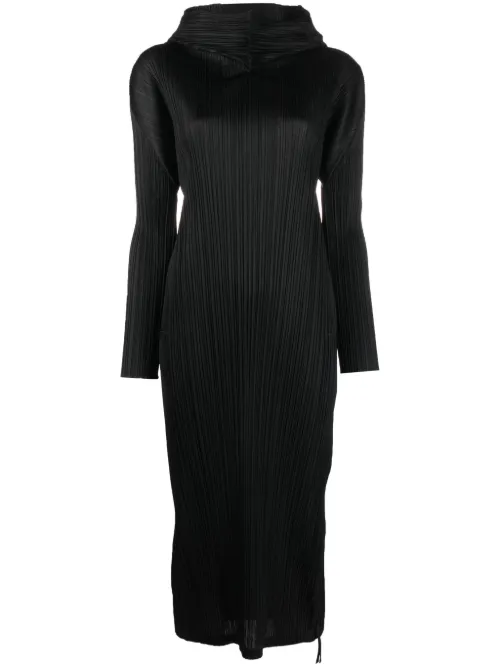 Robe plissée à col montant - Pleats Please Issey Miyake - Modalova