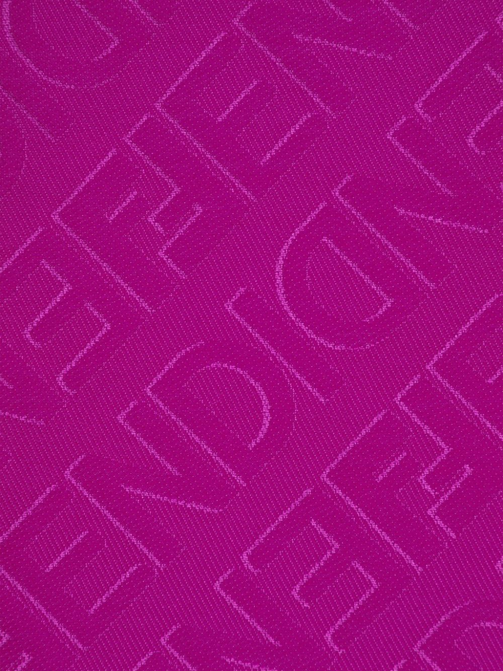 Fendi Ff Monogram Shawl In Violet