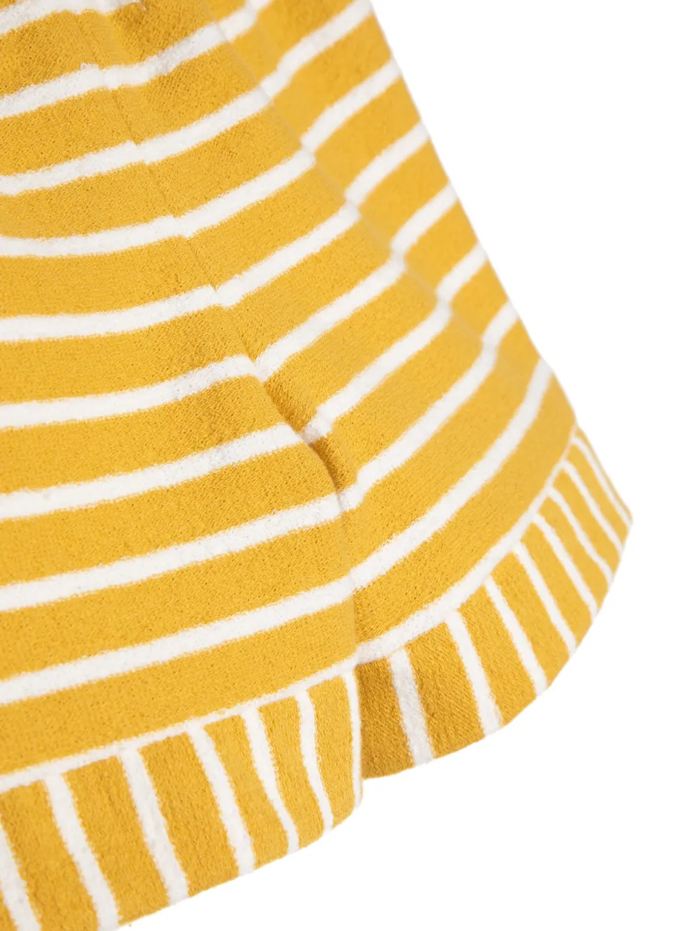 Little Bambah Gestreepte gebreide shorts Geel