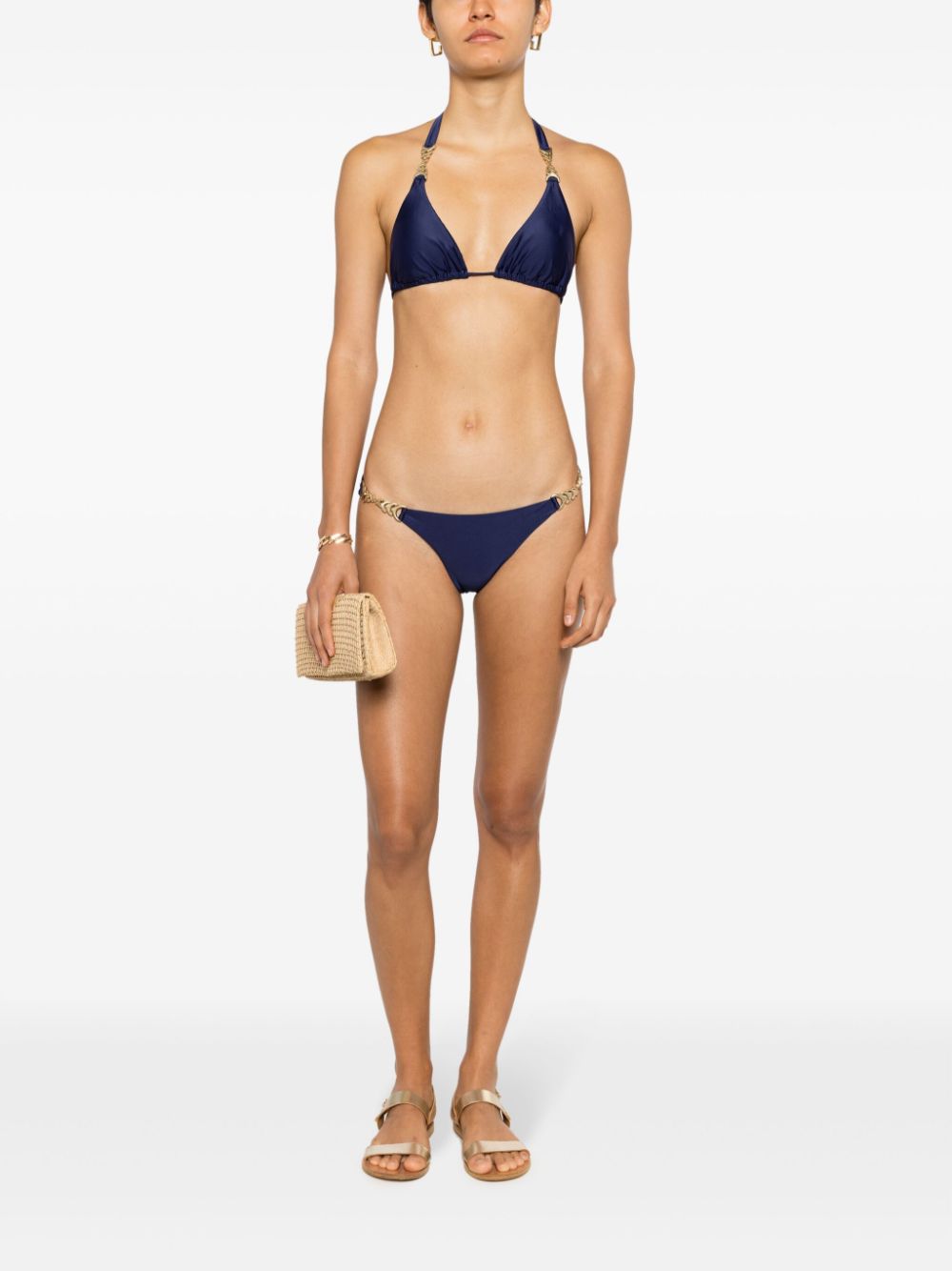 Lenny Niemeyer Triangel bikinitop - Blauw