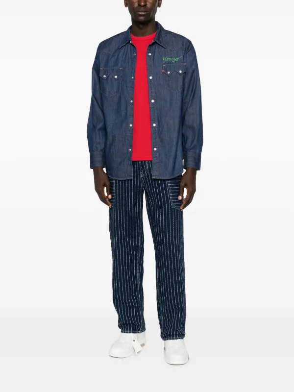 Kenzo denim outlet shirt