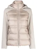Woolrich logo-patch padded puffer jacket - Pink