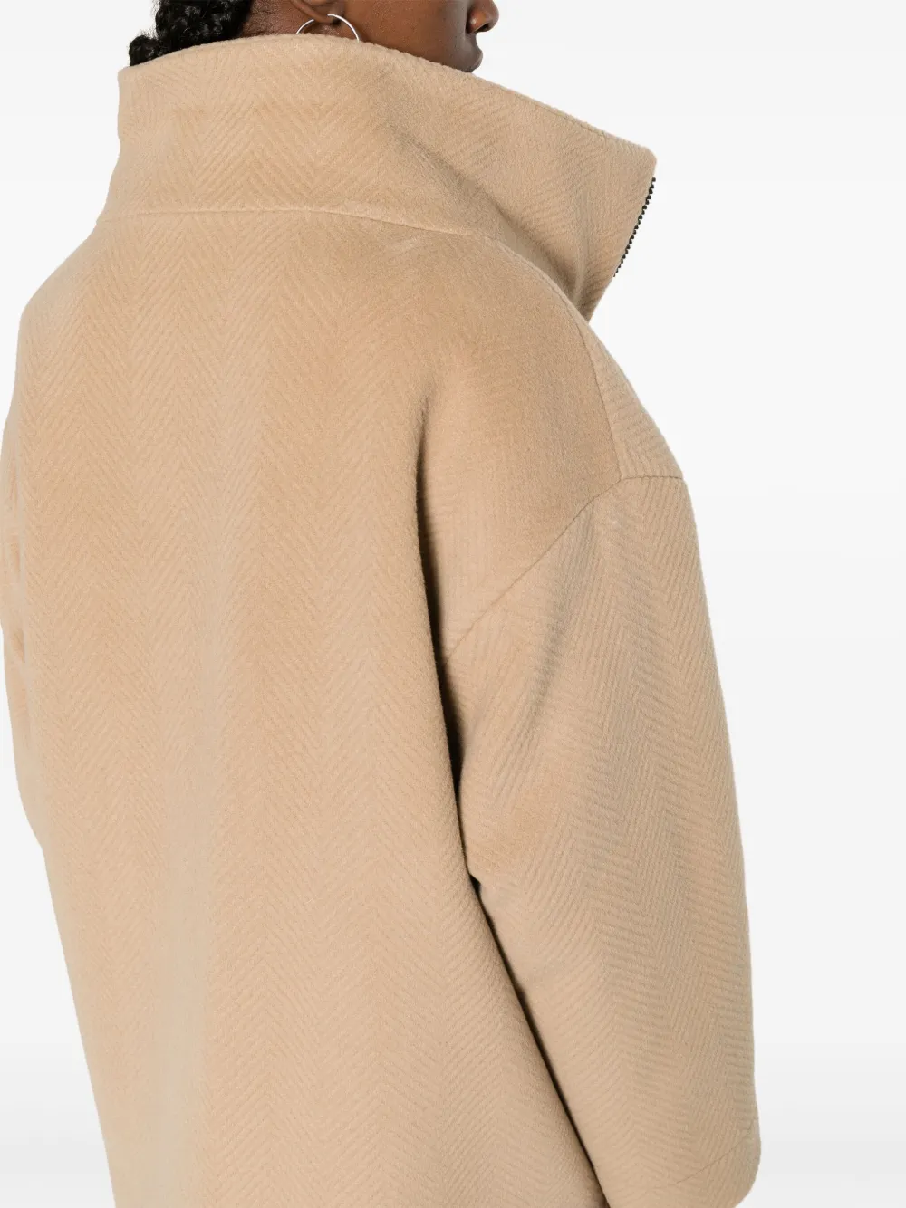 Herno zip-up Hooded Coat | Neutrals | FARFETCH
