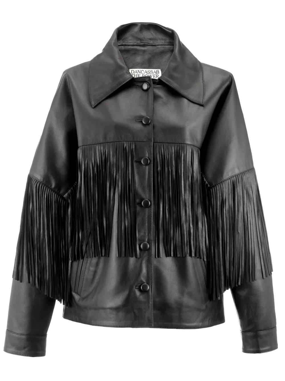 DANCASSAB Taylor fringe-detailing jacket