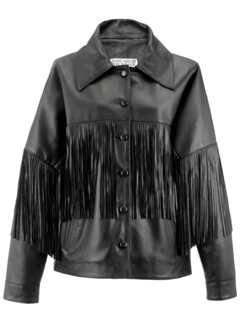 DANCASSAB chaqueta Taylor con flecos
