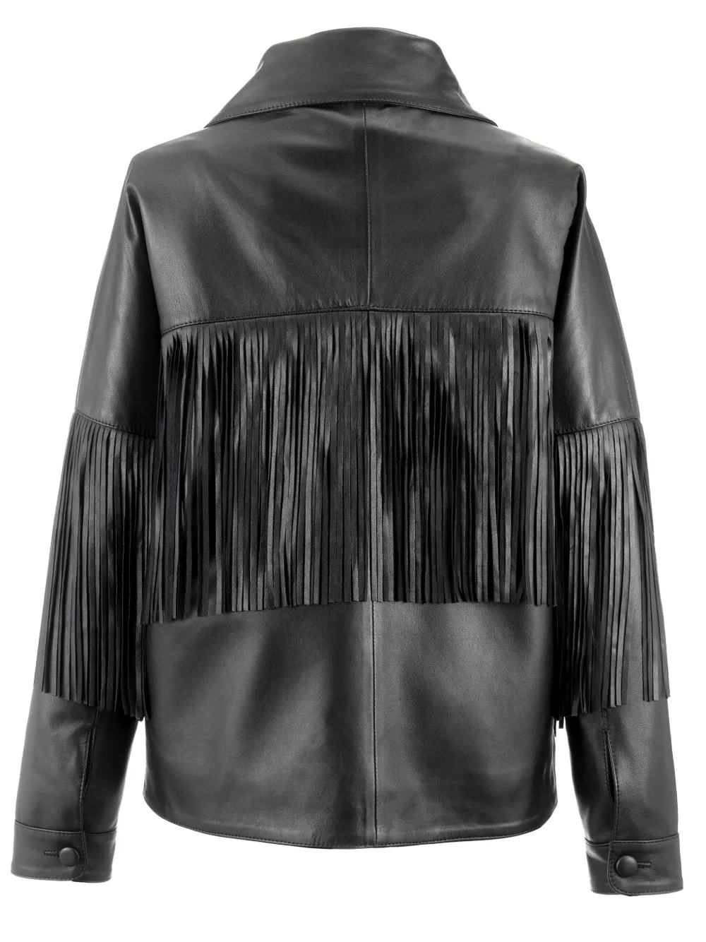 DANCASSAB Taylor jack met franje detail Zwart