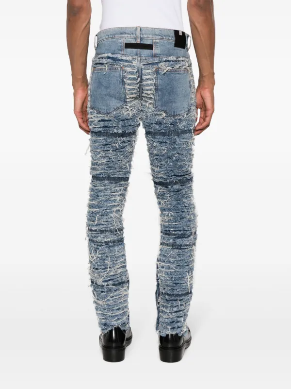 1017 Alyx 9SM ripped-detail Skinny Jeans - Blue