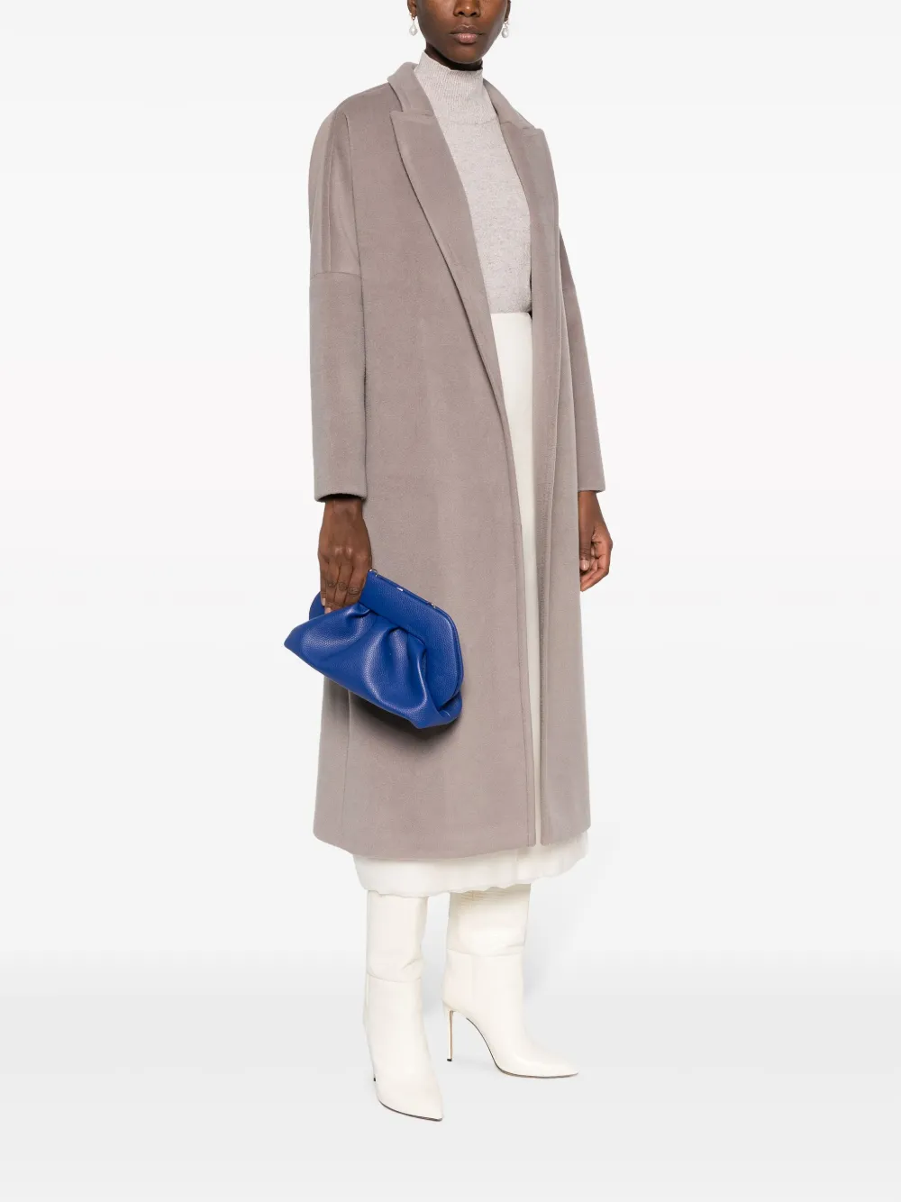 Themoirè Bios artificial-leather satchel bag - Blauw