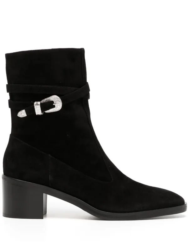 Pointed toe suede ankle boots online
