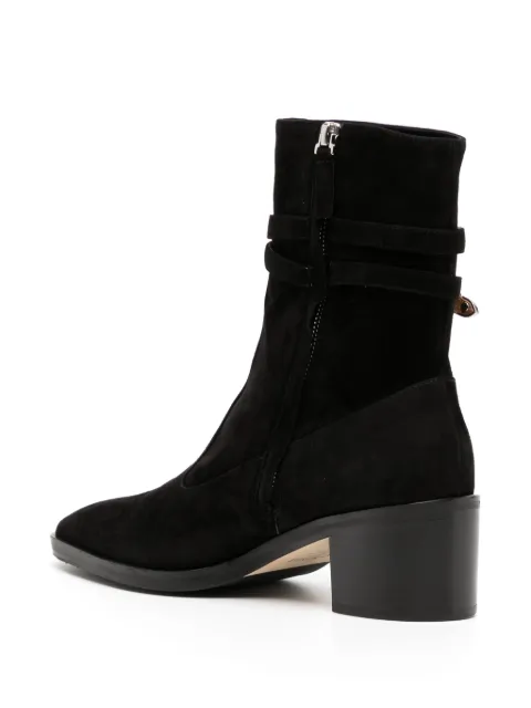Le Monde Beryl pointed-toe suede ankle boots JODSUEBLB - 2