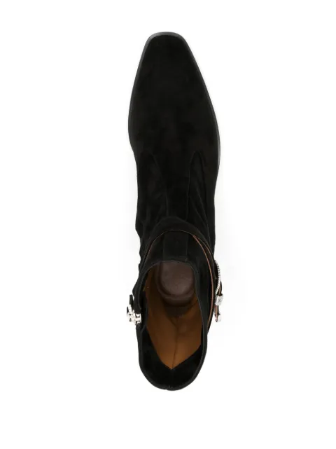 Le Monde Beryl pointed-toe suede ankle boots JODSUEBLB - 3
