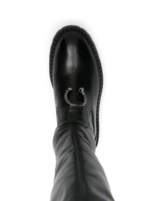 Boots with new arrivals metal ring
