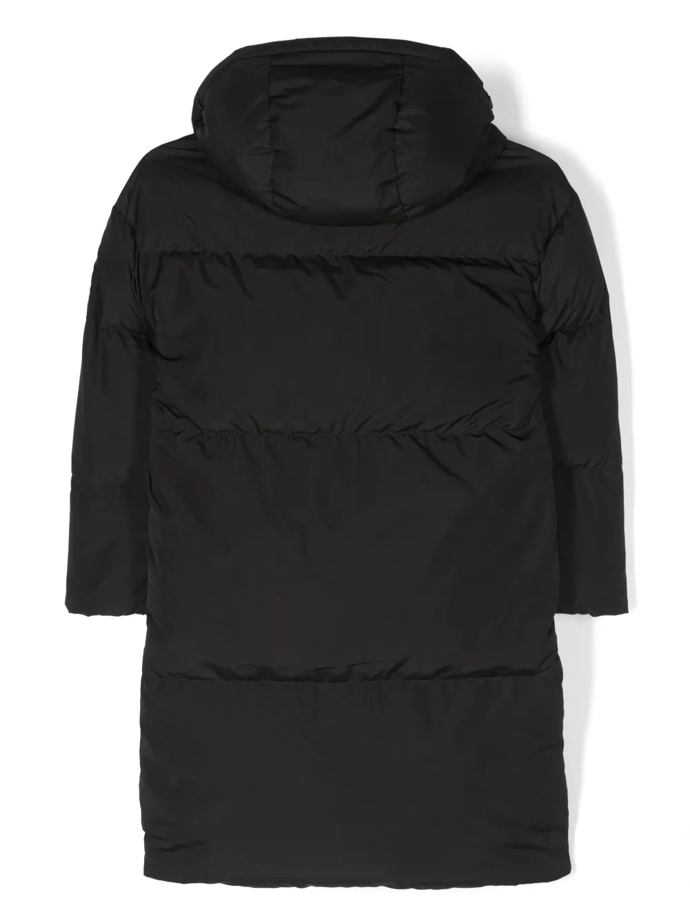 Bacon hooded quilted down coat - Zwart