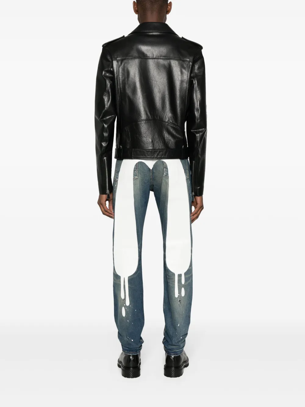 EVISU Jeans met graffiti-print - Blauw