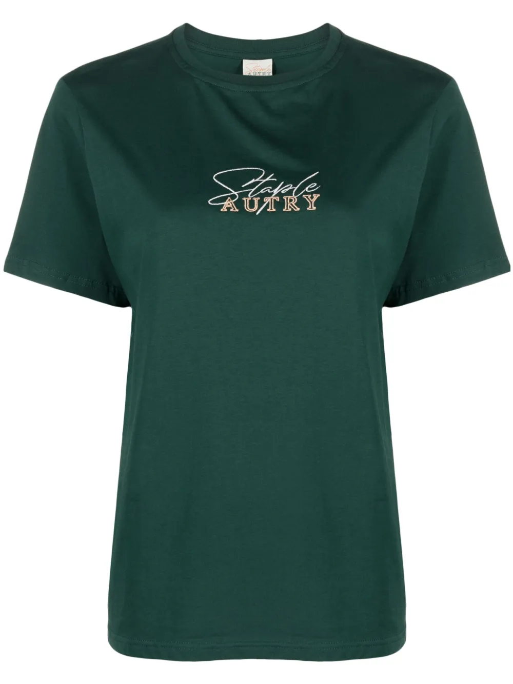 Autry T-shirt met geborduurd logo Groen