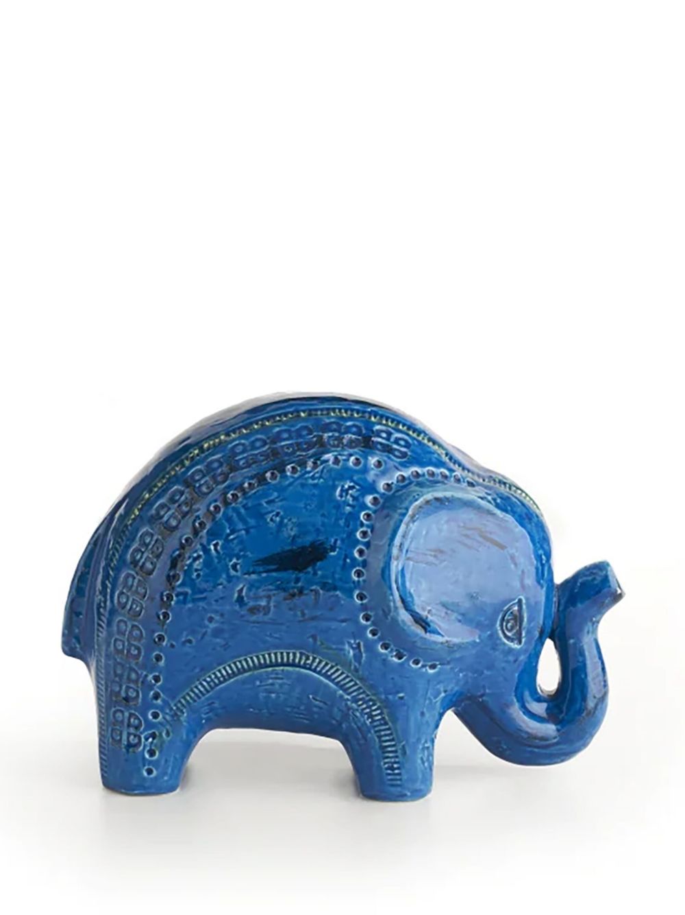 BITOSSI CERAMICHE Elefante porcelain sculpture - Blauw