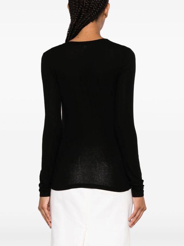 AGOLDE scoop neck lyocell blend Jumper Farfetch