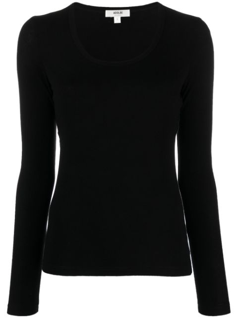 AGOLDE scoop-neck lyocell-blend jumper 