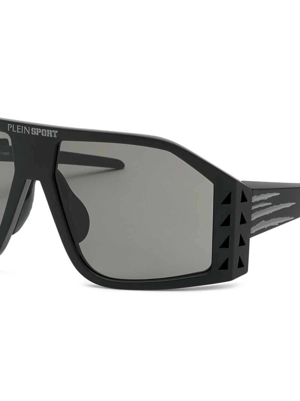 Shop Plein Sport The Wave Gen X.02 Oversize-frame Sunglasses In Schwarz