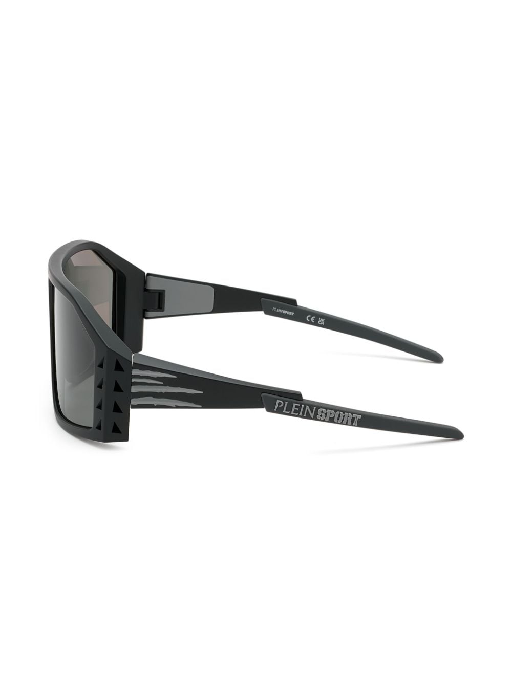 Shop Plein Sport The Wave Gen X.02 Oversize-frame Sunglasses In Schwarz