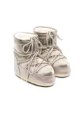 Moon Boot Kids Icon Low snow boots - Metallic