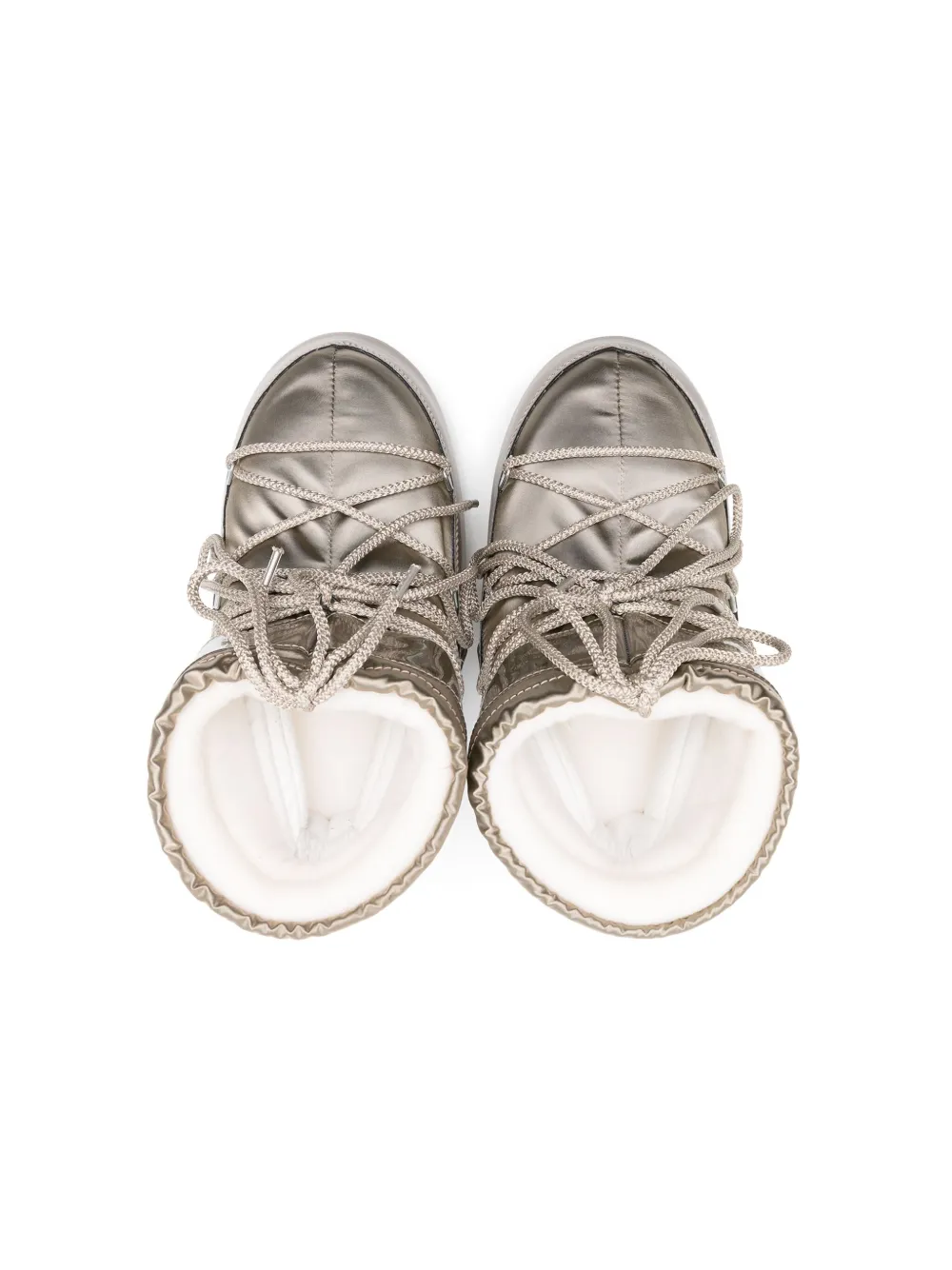 Moon Boot Kids Icon Low snow boots Metallic